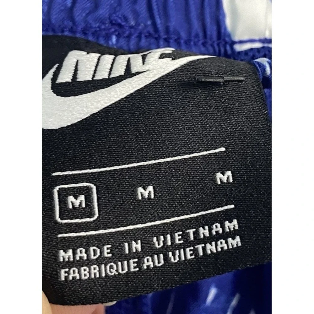 Nike‎ Mens Board Shorts Royal Blue&White Swim Trunks Sz. M